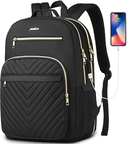 YAMTION Sac a Dos Femme,Sac à Dos d'affaires Cartable Fille Ado Sac d'école College Université Travail Lycée Loisir