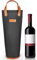 Kato Tirrinia Kühltasche Klein 1 Flaschen, Kleine Kühlbox Mini-kühltasche Männerhandtasche Bier, Flasche 1 Flaschentasche Getränketasche Biertasche Weintasche für Celebrations Geschenke,10x36(Schwarz)