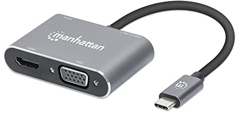 Manhattan USB-C auf HDMI & VGA 4in1 Konverter Power Delivery