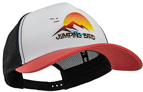 Jumping Bird Truckerkeps med nätnät unisex • Retro nätkeps i USA stil • Individuellt justerbar och lätt att tvätta