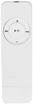 Aliaga Mini Lettore MP3 di Moda Portatile Sportivo Senza Perdita Media Musica Audio Supporta Micro TF Card fino a 32 GB (Bianco)