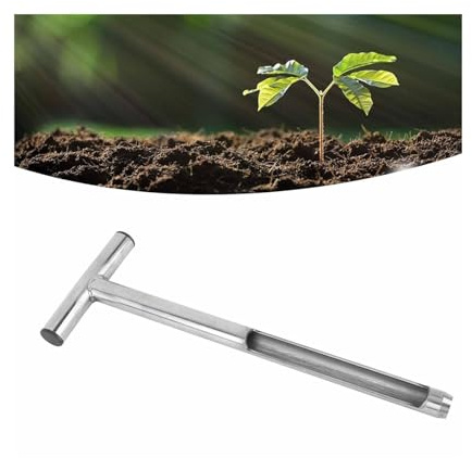 Sonda per Terreno in Acciaio Inossidabile da 12 Pollici, Include Kit per Campioni di Terreno, Strumento per analisi del Terreno per silvicoltura e campi da Golf, per campionamento del terren