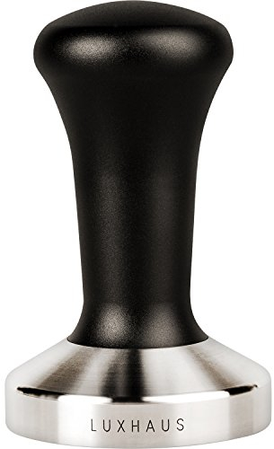 LuxHaus 58mm Espresso Tamper - LuxHaus Premium Barista Coffee Tamper - 100% Flat Stainless Steel Base