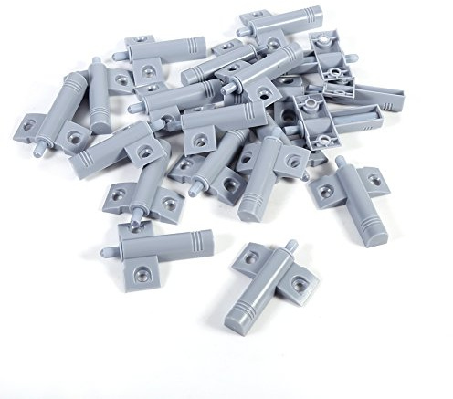 Paraurti per Porta Dell'armadio, Ammortizzatore per Porta con Chiusura Ammortizzata, Set di 20 Ammortizzatori per Mobili, Ammortizzatori per Mobili, Ammortizzatori per Porte, Ammortizzatori(Grigio)
