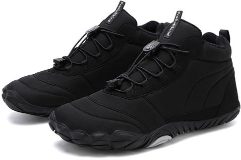 Freiluftkind Das Original – Kepler Barfußschuhe (Schwarz/Größe EU 39) – warm gefüttert und wasserabweisend ist der Kepler der perfekte Barfußschuh für Dein Abenteuer