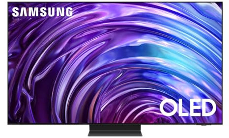 Samsung TV QE55S95DATXZT OLED 4K, Smart TV 55 Processore NQ4 AI Gen2, Infinity One, DVBT-2, Q-Symphony & Dolby Atmos, compatibile con Bixby, Alexa e Google Assistant, Graphite Black 2024