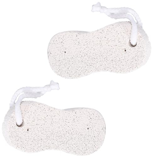 JOYVOX Pedicure Tools, Natural Pumice Stones (Pair) for Feet, Exfoliating Callus Remover, Foot Scrubber for Hard Skin, Heels, and Dead Skin, Spa-Quality Foot Care, Gentle and Effective