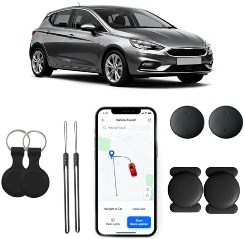 Magnetic GPS Tracker for Vehicles, No Subscription Compatible with Android, Real-Time Mini Hidden Car GPS Tracker Locator Device for Motorbike, Caravan, E-bike, Luggage