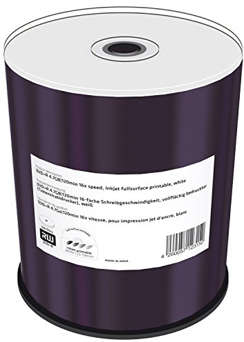 MediaRange MR414 DVD+R 4,7GB (16x Speed, bedruckbar, 100 Stück)