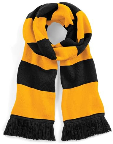 Beechfield Varsity Scarf black/gold