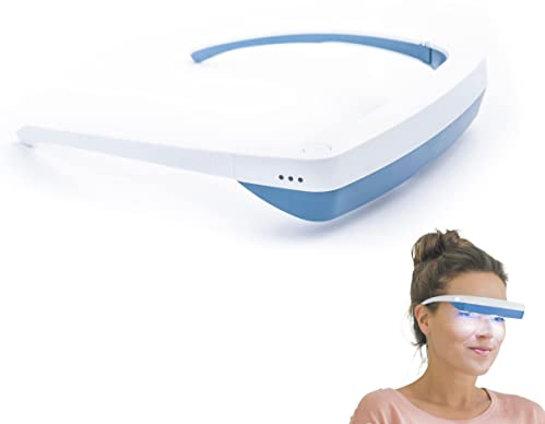Luminette 3 Lunettes de luminothérapie - Lampe de Luminothérapie Portable pour les Troubles du Sommeil et le Blues Hivernal - Déjà Plus de 300.000 Utilisateurs Satisfaits (Bleue)