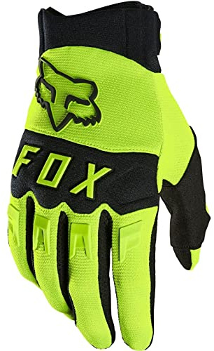 Fox Racing - DIRTPA Gloves - Adult Men's - riding gloves, motorcycle gloves, motocross gloves, motocross riding gloves, Fluorescent Yellow , M
