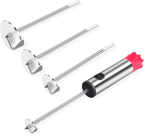 Newness Multi-Purpose Veggie Drill with Sharp Blade and Ergonomic Anti-Slip Handle, 4 Sizes for Coring and Hollowing out Zucchini, Potatoes, Carrot
