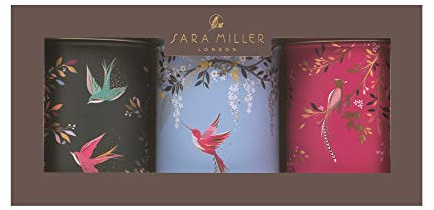 Sara Miller Chelsea Set of 3 Round Tin Caddies - SM2992