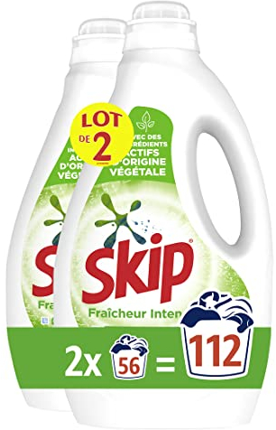 Skip Lessive Liquide Fraîcheur Intense 2x56 Lavages