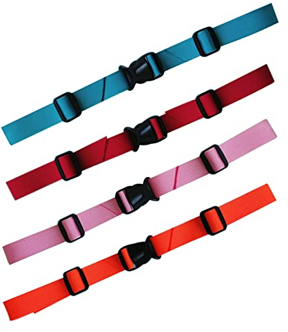 Helweet Cinghie per Il Torace, Zaino Cinturino Pettorale, Cinghia Toracica per Zaino, Cinturino Sterno per Zaino Regolabile, Adatto per Adulti, Adatto per Jogging ed Escursionismo, 4 Pezzi