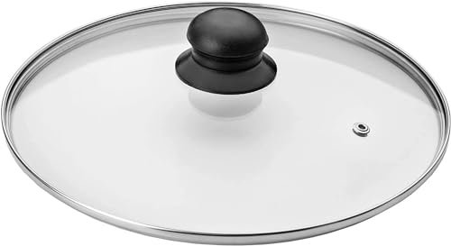 AL-FAHMI Tempered Glass Lid Designed to Fit All Saucepans Frying Pans Dishes Universal Glass Lid Different Sizes (16CM)
