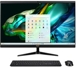 Acer Aspire DQ.BKKEG.002 All-in-One PC/workstation Intel® Core™ i5 i5-1335U 68.6 cm (27) 1920 x 1080 pixels 16 GB DDR4-SDRAM 1 TB SSD Windows 11 Home Wi-Fi 6E (802.11ax) Black