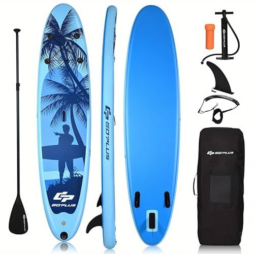 335 x 75 x 16 cm Stand Up Paddling Board SUP Board incl. pompa guinzaglio di sicurezza pagaia e pinna centrale