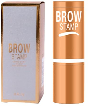 Kit de plantillas para cejas, polvo resistente al agua de 3 g, sello en polvo para cejas con cepillo, para principiantes, personas perezosas, mujeres, madre, novia, cita, fiesta, evento, viajes