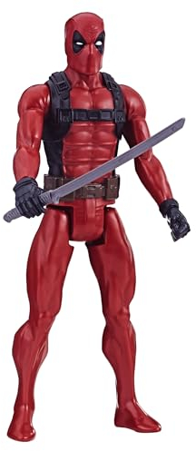 Marvel Deadpool Action Figure with Accessory, Red