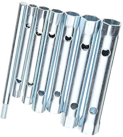 Young Wolf Set di Chiavi a Bussola Tubolare, Kit per Idraulico, Tubo Chiave a Candela Doppia Metrica 8mm-23mm