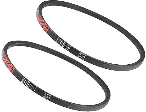 Kozelo 2pcs A-737Li/A29 Drive V-Belt - [13mm Width x 8mm Height] A-Section Rubber Drive Belt Wrapped for Transmission Use, 737mm Inside Circumference