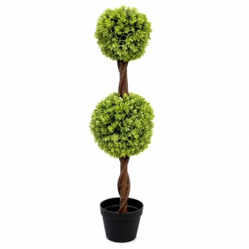 Leaf Boj Artificial, Bola Doble de 90 cm