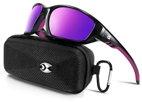 suoso Sports Polarized Sunglasses for Men: Womens UV400 Protection Sun Glasses Wrap Around Goggles for Fishing Driving TR90