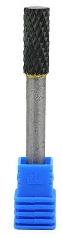 1 PZ Gambo 6mm Testa 8mm Doppio Taglio Carburo di Tungsteno Frese Rotative Frese File CNC Lavorazione Dei Metalli Lucidatura Smerigliatrice Elettrica di Finitura(A)