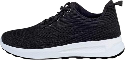 Workteam Zapatillas Blancas y Negras, Calzado Profesional Ligero y Transpirable, Plantilla Extraíble Amortiguada, Suela PVC Flexible, Lavables, Ideal Sanitario y Uso Profesional.Unisex Negro 43