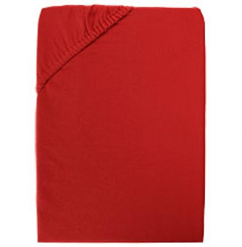 Irisette Orion Frottier Stretch Spannbetttuch 90/190-100/200 Farbe 64 mohn