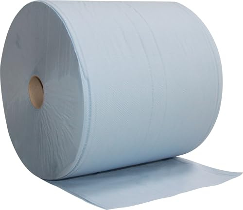 Value Brand Putztuchrolle blau 3-lagig LxB 380x360mm 1000Abrisse/Rolle