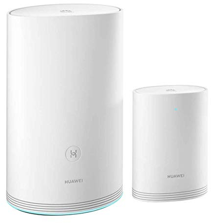 HUAWEI Wi-Fi Q2 Pro (1 Base + 1 Satélite) - Sistema de Wi-Fi en casa, Gigabit Powerline, Puertos GE completos, Roaming sin interrupciones, optimización de Wi-Fi de 5 GHz, Baja latencia, Plug & Play