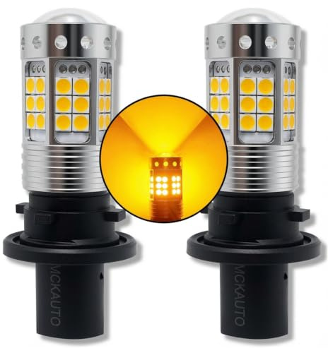MCK Auto – PH24WY LED Canbus glödlampor signalindikator fram bak bärnsten orange mycket ljus och utan fel – förvandla din resa
