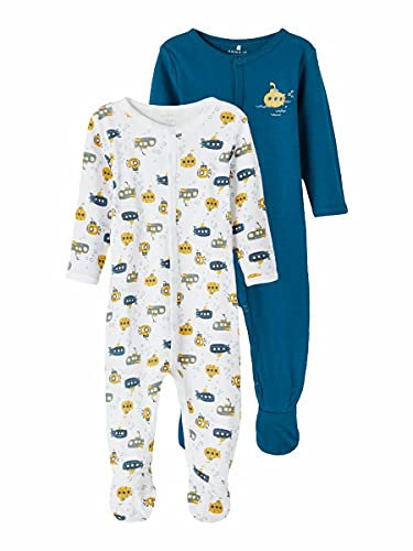 NAME IT Schlafstrampler Set für Babys Legion Blue 92