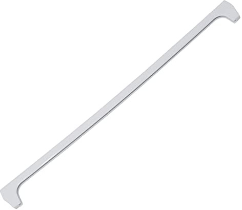 sparefixd Estante frontal de cristal con borde de plástico blanco adecuado para nevera Beko
