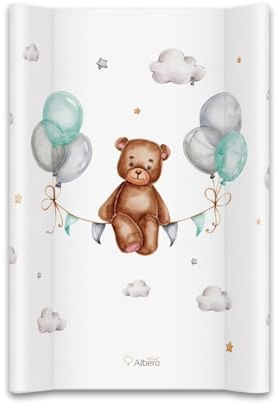 Baby Wickelauflage Wickelmulde Wickelunterlage 50 x 70 cm abwaschbar Wickeltischauflage Wickelaufsatz für Kinderbett Unisex (Träumer)