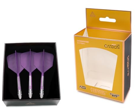 CUESOUL ROST T19 Carbonio Integrato al pozzo di dardo e Forma di Grande Ala di Volo, Set di 3