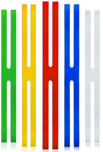 Elastici Incrociati, 5 Pezzi Fasce Elastiche in Gomma Siliconica, Elastici Larghi, Elastici Grandi Gomma, Elastici Colorati in Gomma, per Arte, Scuola, Casa, Ufficio, Libri, 160x11 mm