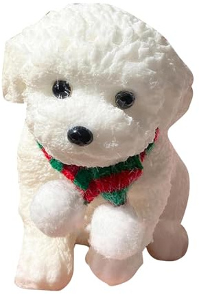 Dog Squishy Squeeze Toys, 13 cm Cute Soft Squishy Dog Squishy Quiet Fidget Toys, Stress Relief Dog Squishie Squeeze Sensory Toys for Kids Adults