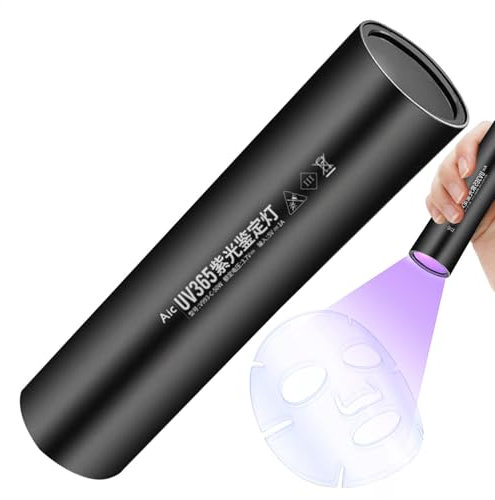 ÚV Lampe de poche | 365 nm Ultràölet Lampe de poche | Testeur LED Détecteur d'urine pour animaux de compagnie | Stylo testeur de faux billets multifonction pour animaux de compagnie, légumes, fruits