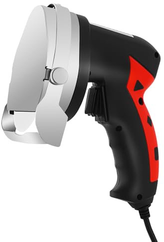 Sengfwin Pro - Affettatrice elettrica per affettatrice a spiedino, coltello elettrico, coltello kebab, spessore di taglio 1-8 mm, 80 W, prodotto gastronomico