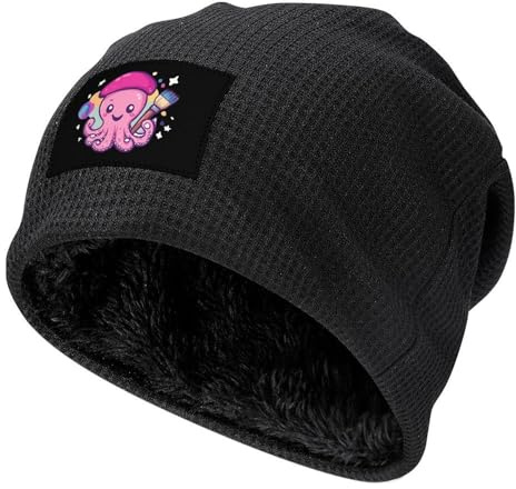 Painters Octopuss Artist Beanie for Men Women Beanie Hats Winter Knit Fleece Lined Skull Caps Soft Ski Hat