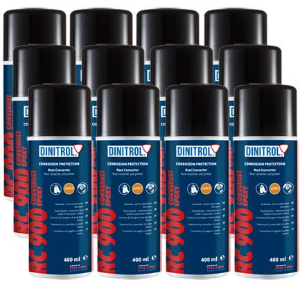 Dinitrol RC900 convertitore di ruggine e primer 12 x 400 ml aerosol
