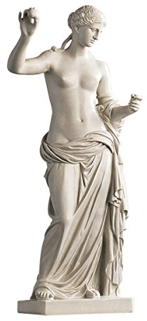 Design Toscano NG32788 Venus of Arles Greek Goddess Statue, Gallery, Polyresin, Antique Stone, 59.5 cm