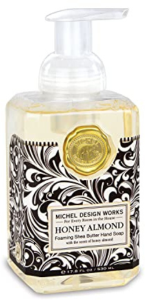 Michel Design Works Foaming Hand Soap, Honey Almond, 17.8 fl. Oz. Foaming Hand Soap