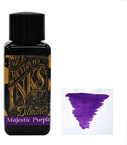 Diamine 30ml Majestic Purple fountain pen ink bottle