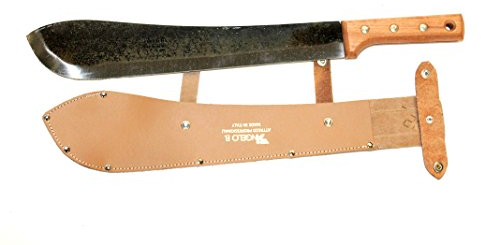 Angelo B 09.45.00 Machete con Fodero, Nero