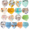 SLOSH 17 Lätzchen für Babys, Bandana, Geburt, Mädchen, Jungen, Baumwolle, Kinder, Unisex (17 Stück für Unisex), mehrfarbig, 17 Unité (Lot de 1)